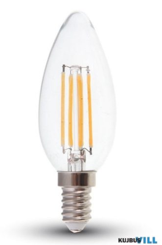 V-TAC LED 4W E14 izzó FILAMENT 6400K - 4414 KIFUTÓ