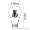 ASALITE ASAL0118 Led filament izzó