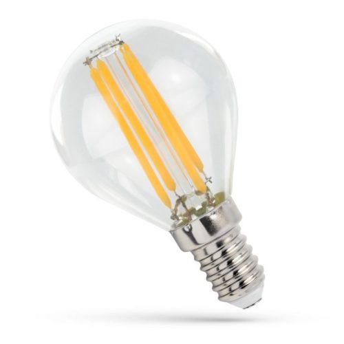 SPECTRUM LED 5,5W izzó kisgömb filament E14 4000K - WOJ14390