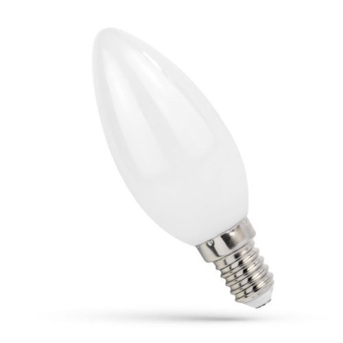 SPECTRUM LED 6W izzó gyertya opál COG E14 4000K - WOJ14393