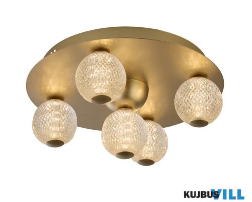 ALADDIN 20923GO Asteroid Led Flush,Gold Metal with Clear Acrylic Balls