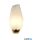 ALADDIN 23142-1SB Rocky 1Lt Wall Light, Satin Brass Metal  > Glass