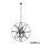 ALADDIN 2478-8BK Orbit 8Lt Pendant, Matt Black  Metal