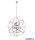 ALADDIN 2478-8SS Orbit 8Lt Pendant, Satin Silver Metal