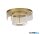 ALADDIN 25051-400GO Deco LED Flush, Gold Metal and Clear Acrylic