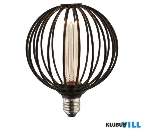 ALADDIN 26004BK Globe Lamp - Black Metal