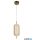 ALADDIN 28803SB Capsule LED Pendant, Satin Brass Metal and Acrylic Shade