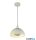 ALADDIN 35411CR Mars 1LT Pendant, Matt Cream Metal > Cream Inner