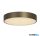 ALADDIN 85431BZ Palma LED Flush, Bronze Polycarbonate with