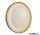 ALADDIN 96060GO Luxo LED Mirror, Gold Metal with Marble Effect