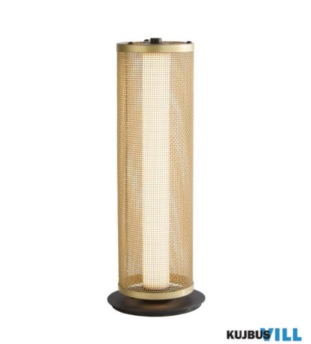 ALADDIN EU25154-1BK Thread LED Table Lamp, Gold Mesh and Matt Black