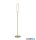 ALADDIN EU26252SB Mod LED Floor Lamp, Satin Brass Metal, Opal Acrylic > Clear