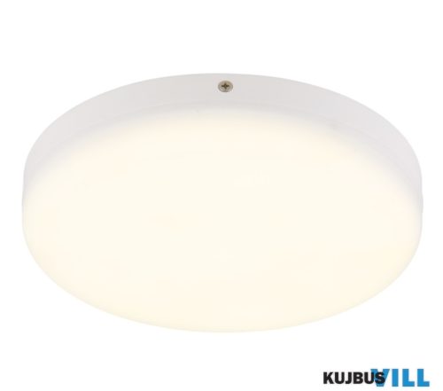 GLOBO 12387-18W Mennyezeti lámpa matt fehér műanyag, ø: 220mm, M: 50mm, tartozék: LED 12W 230V, 1430lm forrás, 850lm