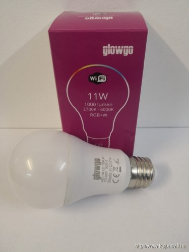 K-LED E27 11W RGB+WW+CW táv. izzó KUJ110