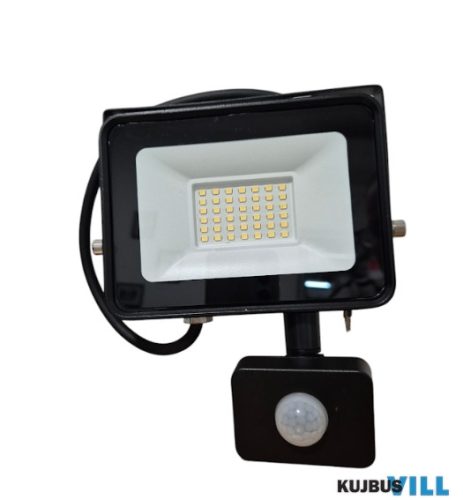 K-LED 30W reflektor mozgásérzékelős 4000K IP65  KUJ127