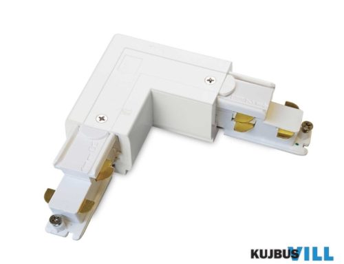 LUX 246628 LINK TRIMLESS L-CONNECTOR RIGHT DALI 1-10V WH