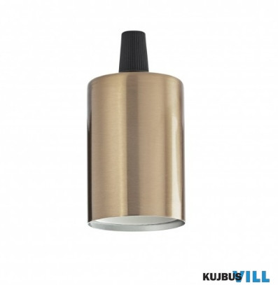 LUX 249247 PORTALAMPADA E27 LISCIO OTTONE