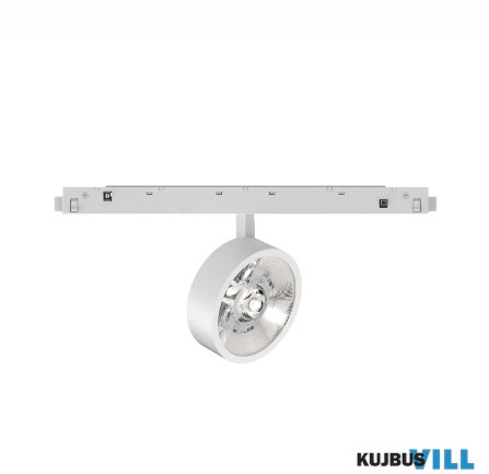 LUX 300535 EGO TRACK FLAT SINGLE 09W 3000K DALI WH