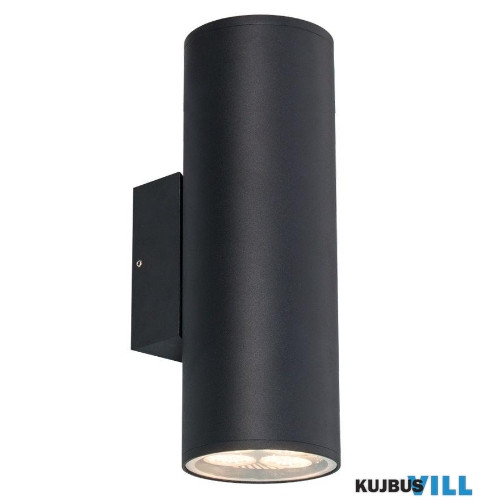 LUXERA 39037 RETO XL kültéri falikar 2xE27/60W IP54 fekete