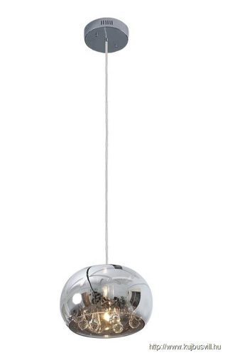 LUXERA 46057 SPHERA függeszték G9/33W Ø22cm króm