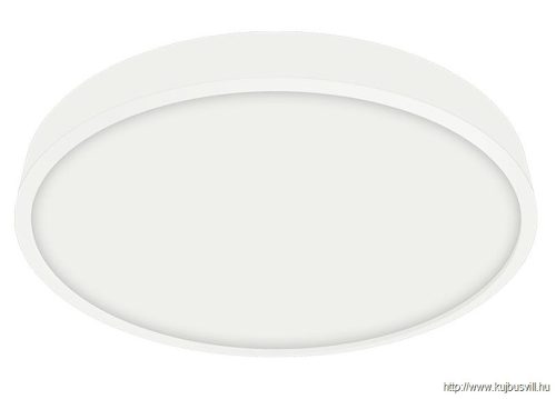 LUXERA 49036 LENYS LED lámpatest 18W/1500lm 4000K Ø19cm IP44 fehér