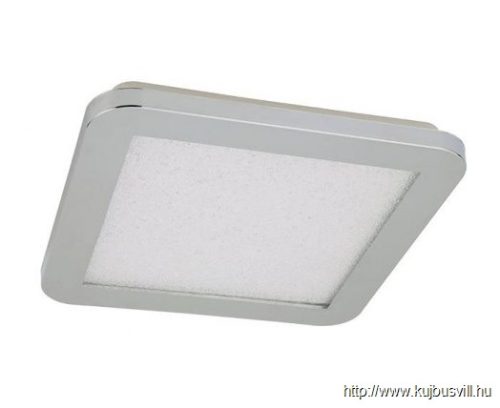 LUXERA 62606 MADRAS LED mennyezet lámpa 18W/1300lm 4000K 30x30cm IP44 króm