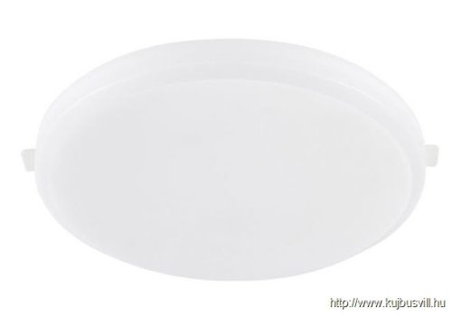 LUXERA 63202 AGILO LED beépíthető lámpa 20W/2000lm 4000K Ø17cm IP65