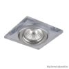 LUXERA 71052 DOWNLIGHT ELEGANT GU10/50W 9x9cm króm/üveg