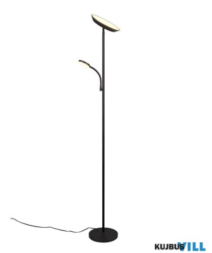 TR 47842132 SPECTER állólámpa incl.1x17W LED/1900Lm + 1x5W LED/500Lm CCT ↕180cm Ø25cm matt fekete