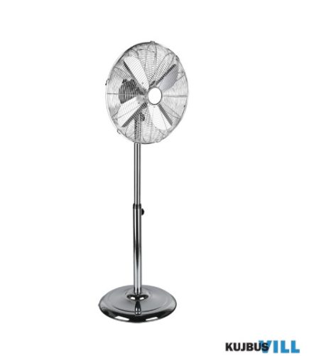 TR R037-06 YSTAD ventilátor álló 50W ↕87-126cm Ø44,5cm króm