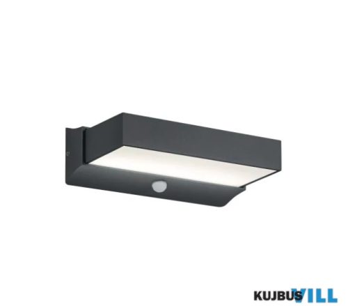 TR 226669242 CUANDO kültéri falikar incl.1x11W LED/1400Lm/3000K ↕7cm ↔23,2cm ↗ 13,5cm antracit