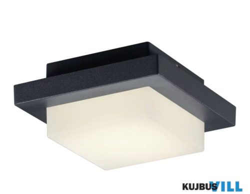 TR 228960142 HONDO kültéri falikar incl.1x3,5W LED/330Lm/3000K ↕14cm ↔14cm ↗ 6,5cm antracit