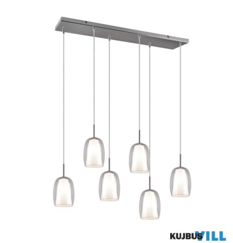 TR 317500606 BARRET LED függeszték 6xE14 (excl.) →95cm↗ 30cm↑150cm