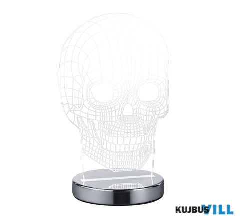 TR R52461106 SKULL asztali lámpa incl.1x7W LED/600Lm/3000+4000+6500K ↕21,5cm ↔14,5cm ↗ 12cm