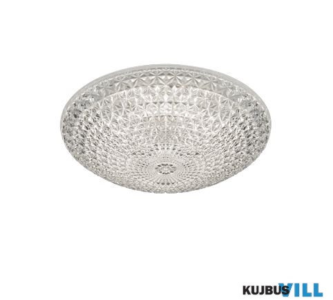 TR 62441200 KUMA mennyezet lámpa incl.1x12W LED/1160Lm/3000K ↕9cm Ø28cm átlátszó