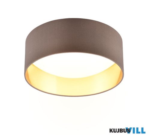 TR 64191141 LOCARNO mennyezet lámpa 1x 12W-LED, 3000K ↕ 12cm∅ 28cm taupe