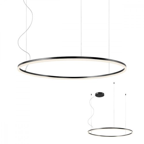 REDO 01-1950-DALI  ORBIT SU LED 66W 3000K D1000 SAND BLACK (4.1.2)-DALI