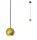 REDO P01-2357  PENDANT OBO SU LED BRASS WITHOUT CANOPY AND DRIVER (5.1.2)