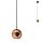 REDO P01-2358  PENDANT OBO SU LED ROSE GOLD WITHOUT CANOPY AND DRIVER (5.1.2)