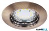 RÁBALUX 1048 Lite kör spot fix GU10 LED 3x3W bronz