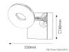 RÁBALUX 5716 Beata fürdőszobai szpot LED 5W króm