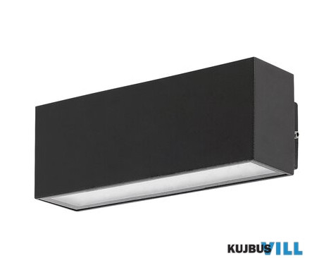 RÁBALUX 77075 Mataro,kül.fali, LED10W, L18cm, fekete