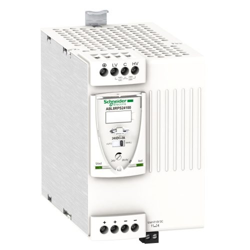 ABL8RPS24100 Modicon ABL8 tápegység, 1f-2f, 230-400VAC/24VDC, 10A, DIN sínre szerelhető