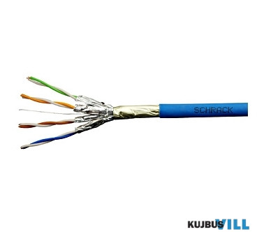 SCHRACK HSEKP423HA F/FTP Cat.6a kábel 4x2xAWG23/1, 500MHz, LS0H, kék