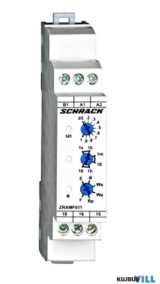 SCHRACK ZRAMF011 Multifunkciós időrelé Amparo 24-48VDC, 24-240vac, 1v, 5A