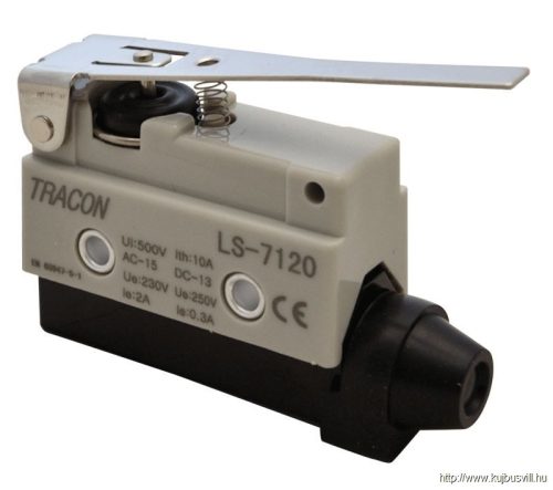 LS7120 Helyzetkapcsoló, rugószáras 1xCO, 2A/230V AC-15, 0,3A/250V DC-13, 65mm, IP40