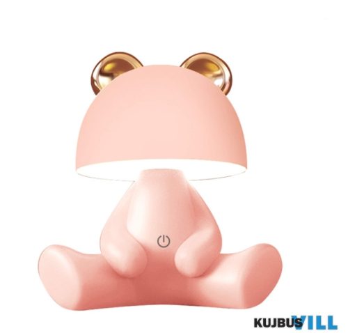 ZU-KDR-6303-PK Zuma Bear LED asztali lámpa